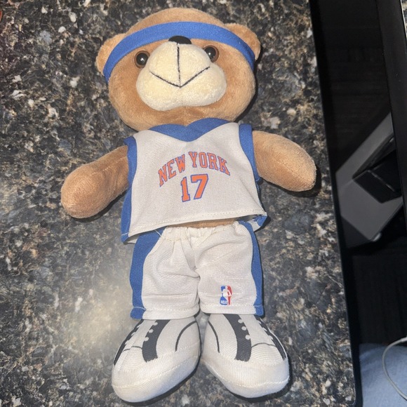 Forever Collectibles Jeremy Lin Teddy Bear Plush NY Knicks #17 Linsanity - Picture 1 of 5